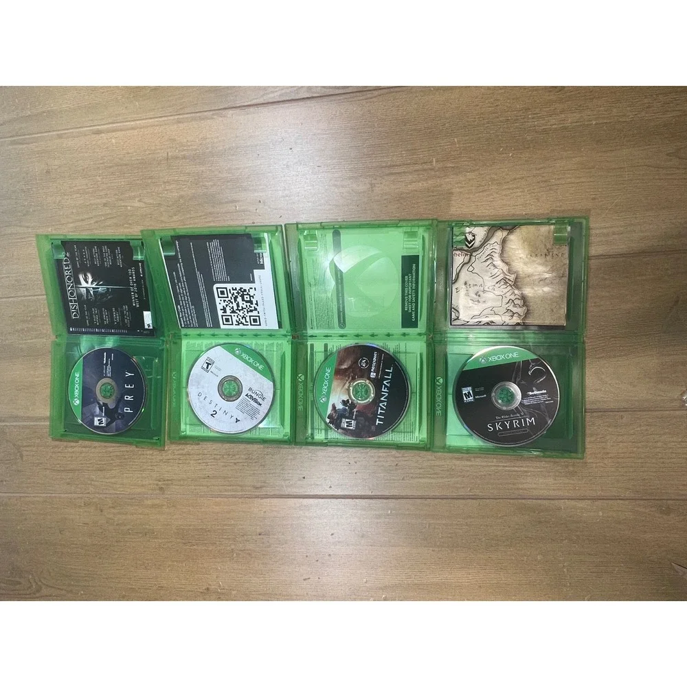 Xbox One Game Lot Skyrim Special Edition Prey Destiny 2 Titanfall Bundle